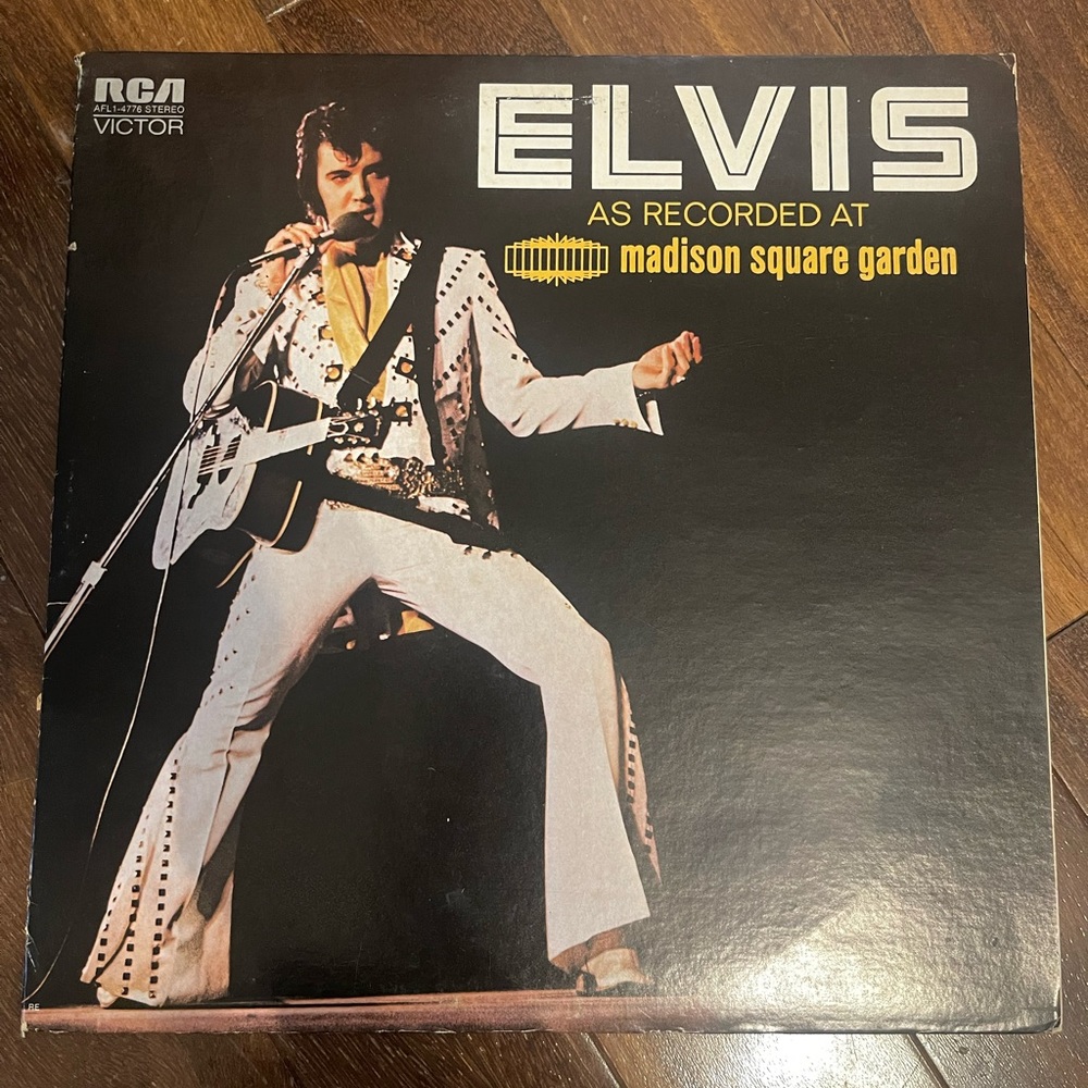 Vinyl Record - Elvis Presley as Recorded at Madison Square Garden